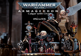 WARHAMMER 40.000 ARMAGEDDON Calgar with Chair #New40k