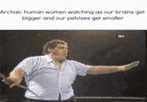 Archaic human women watching as our brains get bigger and our pelvises get smaller 90