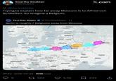 h Sea Swarthy Swabian @MuKuDk2 X.com Afficher la traduction Trying to explain how far away Moscow is to Alfred von Schlieffen: So imagine a Belgium. Terrible Maps @TerribleMaps 1j • Berlin is roughly 7 Belgiums away from Moscow OAlesund Norway Gulf of Both Finland Tampere Bergen Oslo Uppsala Stockholm Stavanger Turku Helsinki Tallinn. Estonia Baltic Sea Gothenburg Netherlands Riga Latvia Denmark Copenhagen Lithuania Vilnius OGdańsk- Minsk "Мінск oHamburg Belarus Poland Berlin Warsaw St Petersburg Санкт-Петербург Moscow Москва Belgium Luxembourg Germany Prague Czechia is Switzerland oLyon Slovakia Munich Vienna Austria Budapest Hungary oKraków Kyiv "Київ Lviv "Львів Kharkiv Харків Vinnytsia Вінниця Ukraine Dnipro Дніпро Moldova Chisinau Odesa Одеса Slovenia Romania Milan Croatia Belgrade Београд Serbia Monaco oFlorence Sarajevo Bucharest Black Sea rseille Italy Podgorica Kosovo Bulgaria 09:43-2026-04-20 109k vues 6 324 5.5k 243