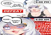 I CAN'T END IT ON A LOSS! I'LL GO TO SLEEP WHEN I WIN! 9:00 PM DEFEAT SLEEP... PATREON Eggroller CLICK WHEN I WIN... CLICK TAP TAP 4:00 AM AFE EFEAT EFE DEFFAT DEFE DEFEAT EDEFEAT FEAT DEFEA