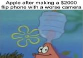 Apple after making a $2000 flip phone with a worse camera