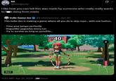 A tweet about Scarlet Skips. The poster claims the creator wants to get busy with Daisy.