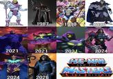 1980 1987 1990 2002 2021 2021 2021 2024 2024 2026 HE-MAX AND THE MASTERS OF THE UNIVERSE