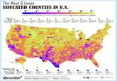 The Most & Least EDUCATED COUNTIES IN U.S. 65% 70% 75% 80% 85% 90% 95% % of the county's population 25 years old and older have a High School diploma or higher Top 10 Most 5 8 8 10 10 Educated Petroleum Loup Hinsdale Gunnison Morgan Pitkin County, MT County, NE County, CO County, CO County, UT County, CO Counties 99.7% 98.9% 98.5% 98.3% 98.2% 98.2% San Miguel Keweenaw Keya Paha Los Alamos County, CO County, MI County, NE County, NM 98.2% 98.1% 98.1% 69.7% 5 10 4 (5 (3 10 210 10 County, TX Hudspeth County, TX 54.9% Holmes County, OH 57.6% Gaines County, TX 60.4% LaGrange County, IN 60.6% Starr County, TX 60.9% Presidio County, TX 61.6% Clark County, ID 61.6% Bottom 10 Least Educated Kenedy Counties 33.3% Smartick Source 2022 American Community Survey 5-year estimates Research + Writing Kristin Blain Design Iryna Osipchuk 10 Douglas Wheeler County, CO County, NE 97.9% 97.9% La Salle County, TX 62.4% Wolfe County, KY 63.6% @smartick smartick.com