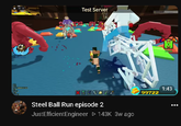 = Test Server Launch Steel Ball Run episode 2 JustEfficientEngineer ▷ 143K 3w ago 1:43 99722