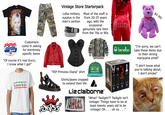 VAARON TA Clinton Gore '92 Customers come in asking for extremely specific items "Of course it's real Gucci, I know what I got" Vintage Store Starterpack Lotta military surplus in the men's section Most of the stuff is from 20-25 years ago, with the occasional genuinely rare item from the 70s or 80s Juicy & benellon Goochie "RIP Princess Diana" shirt Atlanta $1996 eclipse $0.99! breaking davn "I'm sorry, we can't take these items due to their strong marijuana smell" "I don't know what you're talking about, I don't smoke" Shirts/jeans cropped to extend their life Liz Claiborne® BALBLASS "What? Twilight?? Twilight isn't vintage! Things have to be at least twenty years old to be vintage! Oh . . . oh no..."