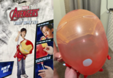 AVENGERS WIBBLY BOPPIN PALS BLOW AIR INTO BALL TIE A KNOT USING THE TURE. BLOW UP BALL! PLACE FINGER THROUGH THE LOOP AND NOW YOU'RE READY TO PLAY