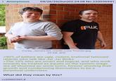 Anonymous 04/26/26(Sun)02:24:08 No.220036941 FU Corey James-SA_credit_Liza-Trombi.jpg 29 KB JPG >90% of belters are ugly, violent, irrational tattooed retards who talk like Jar Jar Binks >The 10% who are smart and logical, and who work towards be treated as equals on the system stage are all shunned as uncle toms, forever stunting their growth and condemning themselves to be a perpetual underclass. What did they mean by this? >>220037547 #