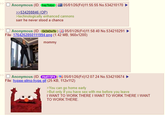 Anonymous (ID: hayTodyc >>534208846 (OP) 05/01/26(Fri)11:55:55 No.534210170 >technologically enhanced cannons sarr he never stood a chance Anonymous (ID: Gr2sOwTs) 05/01/26(Fri)11:58:40 No.534210291 File: 1764262850111994.png (1.42 MB, 960x1200) mommy Anonymous (ID: Hwt/Y5P4) 05/01/26(Fri)12:07:24 No.534210674 ► File: hypee-elmo-hype.gif (25 KB, 112x112) >You can go home early >But only if you have sex with me before you leave I WANT TO WORK THERE I WANT TO WORK THERE I WANT TO WORK THERE.