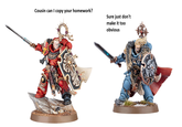 Cousin can I copy your homework? Sure just don't make it too obvious Hong POBILITR