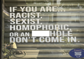 IF YOU ARE RACIST, SEXIST, HOMOPHOBIC HOLE QON'T COME IN. OR AN Réservez Le Little pour votre prochain événement ! Joy