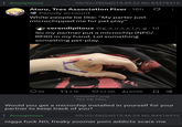 : Anonymous 05/02/26(Sat) 15:45:22 No.84478315 Ataru, Tres Association Fixer - 18h 0 Parody account White people be like: “My parter just microchipped me for pet play” serendipitous @g_a_u_s_s_i_n_g · 1d So my partner put a microchip (NFC/ RFID) in my hand. Lol something something pet-play. 99 173.1K 54.6K 859K 10306097.png 722 KB PNG Would you get a microchip installed in yourself for your partner to keep track of you? Anonymous 05/02/26(Sat) 15:46:29 No.84478322 n---- f--- NO, freaky zoomer p--- addicts scare me