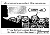 Most people rejected His message. In my opinion, the majority of Warhammer 40K consists of the same type of Chaos and Space Marines with the same models but different colors, like at the level of Barbie and MLP, we need more unique factions that are not Chaos and Imperium Shut up! Space Marines.And Chaos Fanboys They hated Jesus because He told them the truth. Gal. 4:16