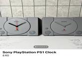 SONY PlayStation / 1/3 Sony PlayStation PS1 Clock £40 SONY PlayStation