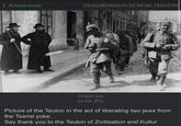 Anonymous 03/25/26(Wed)10:22:59 No. 18403194 images.jpg 33 KB JPG Picture of the Teuton in the act of liberating two jews from the Tsarist yoke. Say thank you to the Teuton of Zivilisation and Kultur