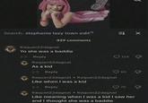 Search: stephanie lazy town edit 429 comments Raquan22dagoat Yo she was a baddie 2-5 Reply Raquan22dagoat As a kid Raquan22dagoat 2-5 Reply Raquan22dagoat Like when I was a kid 2-5 Reply 154 & 60 P 79 Д Raquan22dagoat Raquan22dagoat Like meaning when I was a kid I saw her and I thought she was a baddie