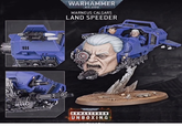 000 WARHAMMER 40,000 MARNEUS CALGARS LAND SPEEDER WARHAMMER ARMAGEDDON UNBOXING