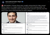 International Cyber Digest ❤ @IntCyberDigest * BREAKING: Chirayu Rana was caught rehearsing his fake sexual abuse claims on a legal chatbot 10 months before going public. He swapped the company name and flipped the abuser's gender, but the rest of the story matched what he later alleged. I'm doing fine, thank you. It's been a tough time for me, though. I was sexually assaulted and harassed by my former boss, and he even forced me to do drugs. It's been really hard to deal with Joycelaw, Expert I'm truly sorry to hear Dat. Have you reported this incident to the police? Customer No. I haven't. He threatened me while I was living in ****, and it made me really scared. I was working on and it's a small world there. I moved to for this job, and when he found out I was looking to transfer to another group, he became hostile. I recorded all our phone calls, so I have plenty of evidence Joycelaw, Expert That sounds incredibly difficult. You mentioned signing a separation agreement; can you tell me more about that? Customer Yes. I signed because I was scared and felt I had no choice. He said he would ruin my career if I didn't comply. After I signed, he started spreading les about me, claiming I made everything up. It was dishanening because most people at work didnt know the tru do arugs by my former boss at Morgan Stanley. I was then Expert's Assistant chat Customer: Hi JA: Hello! I'm here to assist you. Could you please share a bit about the legal issue you're facing? Customer: I was r----, secually assulted, harassed, and forced to do drugs by my former boss at Morgan Stanley. I was then retaliated against for seeking to move groups internally at the fi JA: I'm truly sorry to hear about your experience. It's important to address this situation. Could you let me know if you've already reported these incidents to any authorities or HR at Morgan Stanley? Customer: HR conducted an "investigation" but they ultimately made me signed a Separation Agreement JA: Thank you for sharing that. Did the Separation Agreement include any clauses about waiving your rights to pursue further legal action or discuss the matter publicly? Customer: yes but I was forced to sign under duress JA: I understand. It's important to address the circumstances under which you signed the agreement. Have you gathered any evidence or documentation related to the duress or the incidents you mentioned? Customer: YES I am AMPLE evidence JA: Thank you for letting me know. Having evidence can be crucial. Have you already consulted with any legal professionals about your situation? Joycelaw, Expert Signing a waiver doesn't necessarily prevent you from pursuing a workers' compensation claim, especially you were injured mentally or physically due to your job. You should consult with employment attorneys who can provide guidance on this mater Customer What if he breached the NDA and told my new employer about what happened? I lost that job to because of Joycelaw, Expert That could be considered tortious interference with your business relationship. You may have grounds for a claim against him for that. I recommend reaching out to personal injury attomeys who specialize in such cases Customer So, I could potentially have a claim against my previous employer as wet?