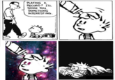  How long has it been. Years? No. Not years, not decades, not centuries. No time. 

There was no time. 

He was still thinking like a mortal, Calvin knew. The day he left earth was the last day he was a part of. The moment before he entered that portal was the last time he was a part of this world. 

Time is gone. All of eternity stretches forward forever. A single second, a million years. It's all the same now. 

The neon flashes of multicolored radiation that spilled forth from the distortion in deep space, the bright white of the world when he first left his mother's womb. It had all melted together into a singular moment, a never ending eternity. 

Time was gone. 

On his quest to seek the unknown, Calvin had become immortal. Calvin had died. He saw the birth of the universe, and he saw the heat death.

And he could not tell the difference.  