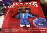 09 20ml FABRICS PLASTICS MUCH MORE! UNOFFICIAL NOOP BOOK & DO G CROCHET KIT Includes everything to crochet your own SNOOP SNOOP DOGG TRIVIA & PROJECT BOOK 4 COLORS OF YARN BEADS YARN NEEDLE PLASTIC SAFETY EYES CROCHET HOOK FIBERFILL STUFFING