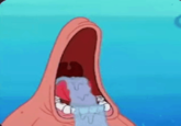 An image of patrick star drooling, no eyes, tongue out. This is possibly the origin of the Geeked Patrick meme, but it is unconfirmed.