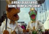 imgflip.com A HIGHLY DEADLY VIRUS SEEING TRUMPAS PRESIDENT We're doing a sequel