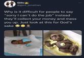 Giilo @gani_jonathan Why is it difficult for people to say "sorry I can't do the job" instead they'll collect your money and mess you up. Just look at this for God's sake