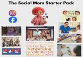 The Social Mom Starter Pack Ο ₤ I HAVE AN UNCONTROLLABLE NEED TO PLEASE PEOPLE 99+ 31 58 Community, Bake Sale PTA Meeting Coighbor Socialize Eventy Chat Connect Friends Gather Party Networking Brunch Coffee Volunteer Brunch Host Inving Meetup Potluck Neighborhood Chat Club, Ladies' Night We're Not Gossiping. We're Networking.
