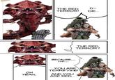 OH YEAH. THE RED D- TERROR! DIE... BECAUSE... UM... THE RED TERROR? ...YOU ARE TERRIFYING AND YOU ARE RED...