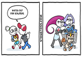 Prepare for trouble!
And pay prices doubled!
To profit off global inflation,
To consolidate all wealth within our nation,
To denounce the evils of MSRP,
To resell on eBay for hefty fees!
Jessie!
James!
Team Rocket scalps at the speed of light!
Surrender your collectables or prepare to fight!
Meowth, that's right!