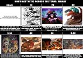 OD&D DND'S AESTHETIC ACROSS THE YEARS: TIAMAT There is only one King of Lawful Dragons, just as there is only one Queen of Chaotic Dragons (Women's Lib may make whatever they wish from the foregoing). 1E 2E 3E NO ART, BUT SHE DID GET A MENTION IN GREYHAWK. ALSO, GYGAX CAN GO F--- HIMSELF 3.5E LIVE TIAMAT REACTION OF TIAMAT AND TAKHISIS ARE THE SAME, I FEEL LIKE SHE'S JUDGING ME THAT INCEL-ASS "WOMEN'S LIB" COMMENT 4E RIGHT? I'M SURE I'M NOT GIVING ANYONE AN ANEURYSM BY SUGGESTING THAT. 5E BEFORE MURDERING ME, AND I DON'T APPRECIATE IT 5.5E THE INSIDE-THE-BOOK, FULL-COVER-ART I LOVE THE ONE DUDE BEING YEETED RAAAWR! TIAMAT ANGRY! PAGE OF THE KICK-ASS FANTASY NOVEL YOU LOVED AS A KID, BUT NO ONE REMEMBERS OUT OF FRAME BY THE BLUE HEAD TIAMAT SMASH! WELL, YOUR VILLAGE HAS TIAMAT INSURANCE, BUT THIS DAMAGE WAS CAUSED BY TIAMAT AND A GIANT MORAY EEL. SO WE DON'T COVER THAT