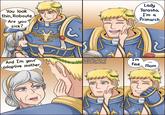 You look thin, Roboute Are you sick? Lady Tarasha, I'm a Primarch And I'm your adoptive mother PATREON.COM/ Idiot of the East I'm fine Mom