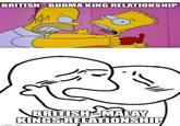 BRITISH - BURMA KING RELATIONSHIP mgflip.com ༴ང་ imgflip.com BRITISH MALAY KINGS RELATIONSHIP