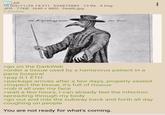 AR . 1h (05/11/26 14:21) 534872883 13 Re 4 Img JPG 77KB (640 x 480) · Death.jpg 7 Replies cin Kleydung wider den Tode >go on the DarkWeb >order a tissue used by a hantavirus patient in a paris hospiral >pay 0,1 ETH >package arrives after a few days, properly sealed >inspect the tissue, it's full of mucus >rub it all over my face >wait a few hours, I can already feel the infection spreading through my body >go out and ride the subway back and forth all day coughing on people You are not ready for what's coming. ÷