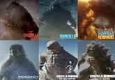 GODZILL GODZILLA KING MONSTERS IVS. GODZILLA KONG MONARCH LEGACY OF MONSTERS GODZILLA KONG THE NEW EMPIRE GODZILLA KONG THE NEW EMPIRE