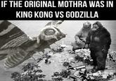 IF THE ORIGINAL MOTHRA WAS IN KING KONG VS GODZILLA