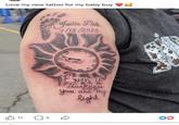 Love my new tattoo for my baby boy Justin Lick 7/18/2025 6 Even ven in darkness you are my light 11 Q 2 D