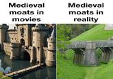 Medieval Medieval moats in moats in movies reality