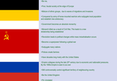 >Be me, >Poor, feudal society at the edge of Europe >Mixture of ethnic groups, due to waves of migrations and invasions >Conquered by army of horse-mounted warriors who subjugate local population and establish new aristocracy >Government becomes an absolute monarchy >Monarch killed as a result of Civil War, This leads to a new dictatorship being established >Revolution leads to political changes while mass industrialisation occurs >Become a superpower following a global war >Subjugate many nations >Polices create famines >Have decades long rivalry with the United States >Empire collapses during the late 20th century due to economic and nationalist pressures. By the 1990s Empire is seen to as over >Still controversially control significant territory of neighbouring country >Be the United Kingdom >Pic Unrelated