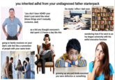 you inherited adhd from your undiagnosed father starterpack his study / office / dad cave: "you don't have ADHD! your brain's just weird like mine! (those things aren't mutually exclusive, dad) as a kid you thought everyone's dad spent 1-2 hours a day like this wondering how tf he went to an ivy league university with his awful executive function going to family reunions on your dad's side feel like a convention of people with your same brain ime. growing up you just kinda assumed you were defective or something