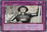 Teenaged farm girl [TRAP CARD] Tbs Ne LIMITED EDITION All of your monsters receive BPT-014 +1000 ATK and DEF and can attack as many times as they want. Orleans is recaptured and the tide of the war/battle has turned. This card self destructs after use. 395071 2016
