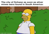 The city of Schwaz as soon as silver mines were found in South America: made with mematic