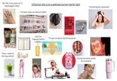 "My HRV is very slow, so I'm skipping gym today" Influencer who is on a wellness journey starter pack "I've been really into skincare lately" muses fam Uses this Bloom "I love journaling" fragrance before a workout "Guys, I need my morning matcha" QUAL QUA DoY THE SUBTLE ART OF NOT GIVING A F*CK New York A COUNTERINTUITIVE APPROACH TO LIVING A GOOD LIFE MARK MANSON "I'm just not about that life anymore" Adobe Stock 55480551 "Everything has chemicals!" love island OLIPO "My jaw has never looked this snatched" PILATES POWER GYM Shirley Temple A New Kind of Sodo 355) 炳 STANLEY