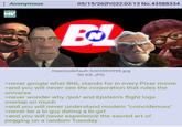 Anonymous 05/15/26(Fri)22:03:13 No.43588334 WV N maxresdefault-3203593998.jpg 90 KB JPG >never google what BNL stands for in every Pixar movie >and you will never see the corporation that rules the universe >never wonder why/pol/ and Epstein's flight logs overlap so much >and you will never understand modern "coincidences" >never be a bi guy dating a bi girl >and you will never experience the sacred art of p------ on a random Tuesday