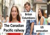 British Columbians The Canadian Pacific railway US annexation