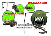 WAAAAAGH! WAAAAAGH! I HATE XENOS! FOR EMPEROR! NOF