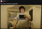 A Redditor asking if they have femboy potential to the /r/femboy subreddit.