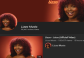 Lizzo Music 98,463 subscribers 3:32 lizzo Lizzo - Juice (Official Video) . Lizzo Music ⚫ 100,427 views 13 hours a Lizzo Music