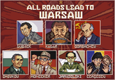 ZHIUKOU ALL ROADS LEAD TO WARSAW DUBZEK KÁDÁR GORBACHEV HONECKER JARUZELSKI CEASESCU