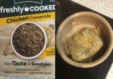DOG SIZES freshly COOKED Chicken Casserole JUST THAW & SERVE Full of Taste & Goodness COMPLETE & BALANCED HEALTHY SKIN & COAT DIGESTIVE WELLBEING